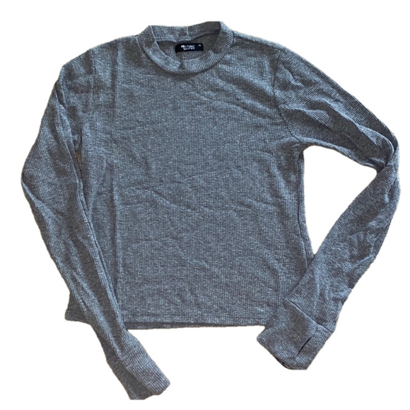 Michael Lauren Tops - Grey Long Sleeve Top